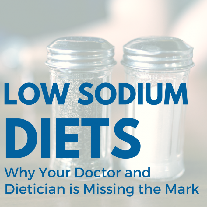 Low Sodium Diets for Heart Health Why Your Doctor and Dietician is