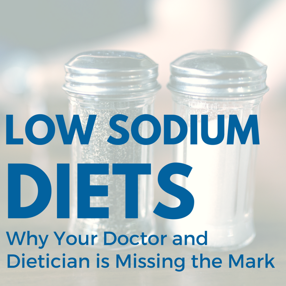 Diet salt. Low sodium.